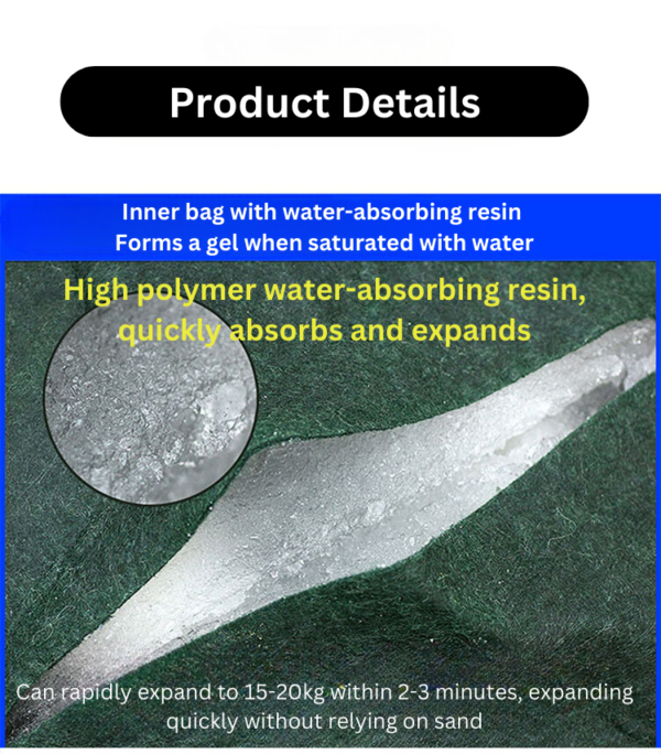 Water Activated Sandless Sandbags - Image 5