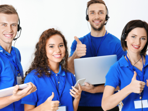 Temporary flood shield setup before storm event