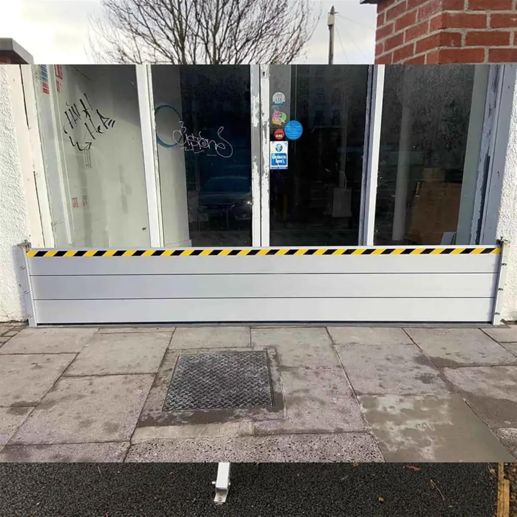 removable flood barrier